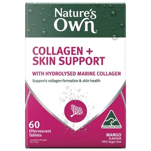(PRE ORDER) Nature's Own Collagen + Skin Support Effervescent 60 Tablets shelf life 2yrs